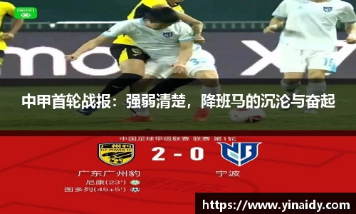 中甲首轮战报：强弱清楚，降班马的沉沦与奋起